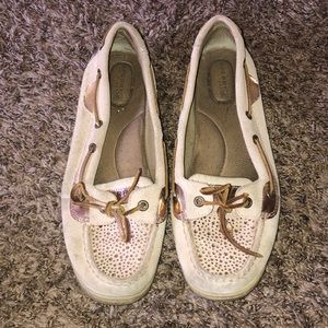 Rose Gold Sperry Top Siders